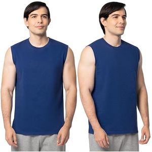 Fruit of the Loom EverSoft-katoenen, mouwloze, vochtafvoerende, geurbestrijdende T-shirts voor heren, XL