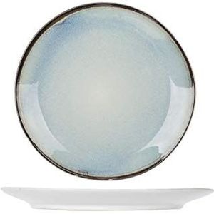 Cosy & Trendy Platte borden Fez blauw, D28 cm, 4 stuks