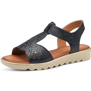 Jana Vegan platte damessandalen, marineblauw, 36 EU, Donkerblauw, 36 EU