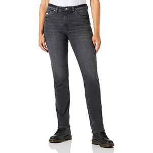 Springfield Jeans Slim Wasbare broek, donkergrijs, standaard voor dames, Donkergrijs, 31W