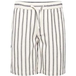 CASUAL FRIDAY CFPhelix 0077 Wide Striped Shorts, 135304_licht zand, L