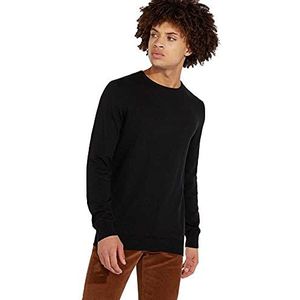 Wrangler Crewneck Knit Sweatshirt voor heren, zwart, XL