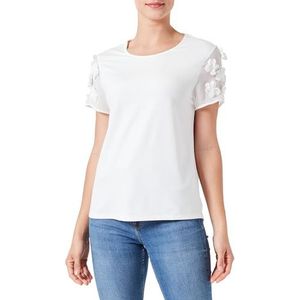 Taifun T-shirt voor dames, gebroken wit, 40