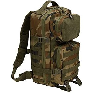 Brandit Uniseks US Cooper Patch Medium Backpack tas, Woodland, eenheidsmaat, woodland, Eén Maat