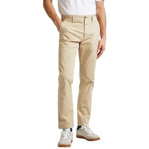 Pepe Jeans Heren Slim Chino 2 Broek, Beige (Licht Beige), 29W, Beige (licht beige), 29W