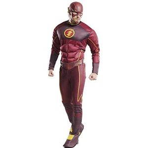 Rubie's 3810394 The Flash Deluxe Adult, Action Dress Ups en accessoires, One Size