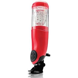 Unbekannt Pipedream Extreme Toyz Mega Bator Masturbator, rood, 1 stuk