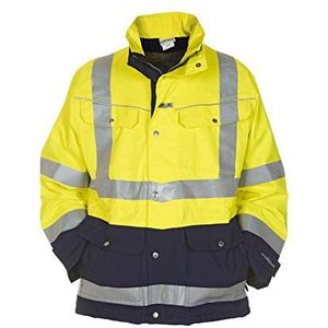 Hydrowear 04021597P-4XL FRANKFURT Simply No Sweat Parka, Hi-Vis Yellow/Navy, maat 4XL