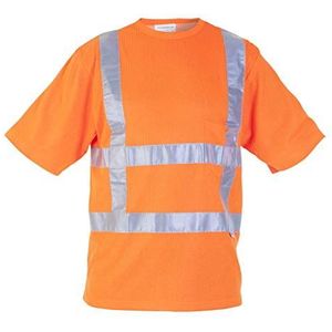 Hydrowear 040430FO Tabor Viloft T-Shirt, 100% Polyester, 6X-Large Mate, Hi-Vis Oranje