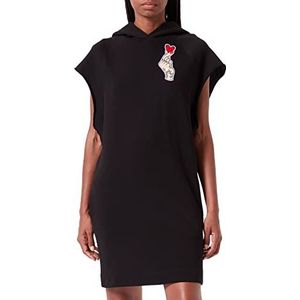 Love Moschino Damesjurk, zwart, 38