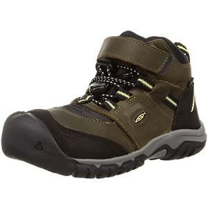 KEEN Ridge Flex Mid Waterdicht uniseks-kind Wandellaarzen, Donkere Olijf Dusky Citron, 29 EU