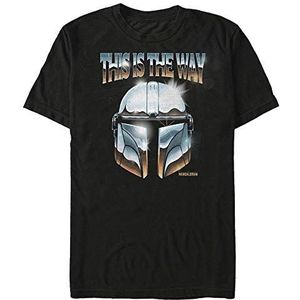 Star Wars: The Mandalorian - CHROME DOME Unisex Crew neck T-Shirt Black S