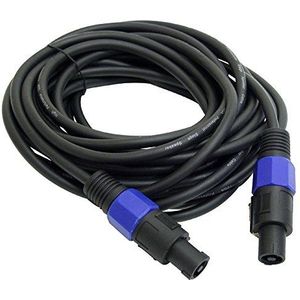 OmniaLaser OL-SPK3, kabel voor luidsprekers, 5,8 mm, DJ PA, luidspreker voor professionele toepassingen met speakon-aansluitingen, systeem super ruisvrij, geluidsarm, 3 meter