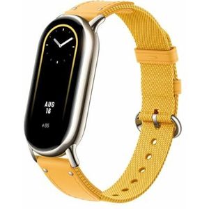 Xiaomi - Smart Band 8 - Gevlochten Band - Geel - Lederen Details