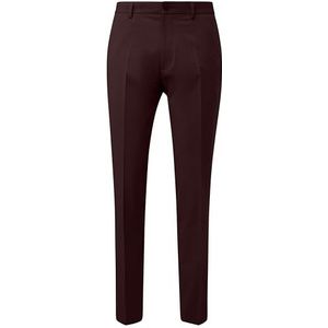 Pantalon - s.O PURE - Elastische Broek - Wol-look Afwerking