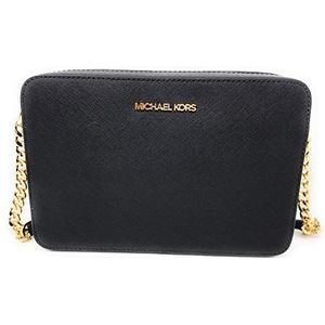 Michael Kors Jet Set grote tas voor dames, één maat, Zwart, M, Schoudertas