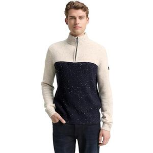 Tom Tailor - Schipperstrui - Gemêleerd - Regular Fit - Katoenmix