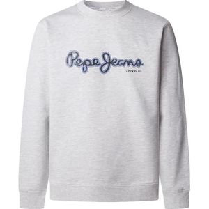 Pepe Jeans - Sweatshirt - Grijs - 360 Geborstelde Sweatstof