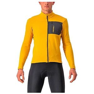 Castelli - Unltd Trail Jersey - Lange Mouwen - Goldenrod/Dark Gray