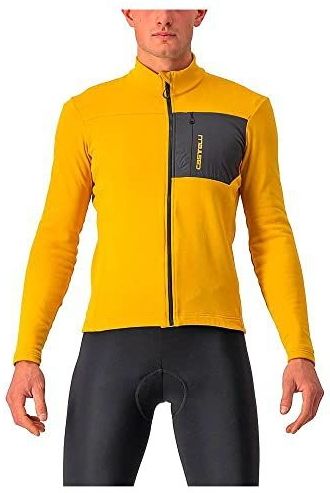 Castelli - Unltd Trail Jersey - Lange Mouwen - Goldenrod/Dark Gray