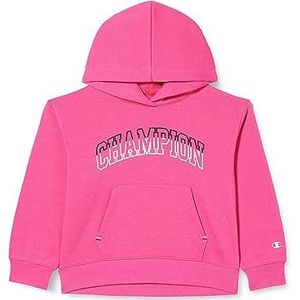 Champion Legacy Color Punch G-Ultralight Powerblend fleece hoodie voor meisjes en meisjes, Fuchsia, 15-16 jaar