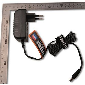 FERM - GGA1004 - Oplader - 9V - 1.5A - voor - GGM1003 - Acculijmpistool 7.2V Li-Ion