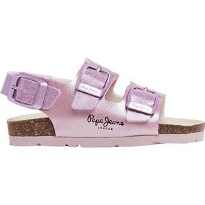 Pepe Jeans Oban Bay Gk sandaal, roze (gewassen roze roze), 7,5 UK, Roze Gewassen Roze, 7.5 UK