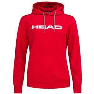 HEAD Dames Club Rosie Hoodie Hooded Sweatshirt, Rood, Medium