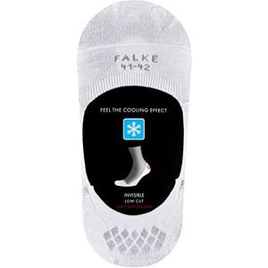 FALKE Heren Liner sokken Cool 24/7 M IN Katoen Onzichtbar eenkleurig 1 Paar, Wit (White 2000) nieuw - milieuvriendelijk, 43-44
