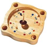 Tiroler Roulette Spiel: 21,5 x 21,5 x 2,9 cm, Holz, per Stück