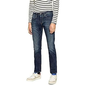 Pepe Jeans Heren Cash Jeans Regular Fit Regular Rise Denim, Blauw (Denim-z45), 28W / 32L