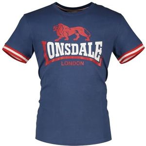 Lonsdale - Kergord - T-shirt - Navy/Red/White - Normale Passform