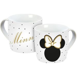 Mok Minnie kop met strik nepgoud 300 ml