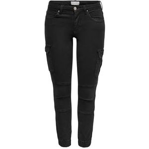 ONLMISSOURI REG ANK Cargo PNT NOOS, Zwart/Wash: zwart gewassen, 46W x 30L