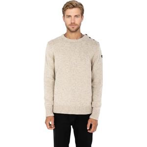 Schott NYC - Herentrui - Beige - Lange Mouwen