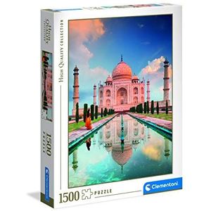 Clementoni High Quality Collection Puzzel Taj Mahal (1500 Stukjes, Volwassenen)