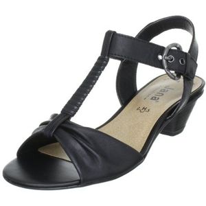 Jana Mode, sandalen voor dames, Zwart 001, 42 EU