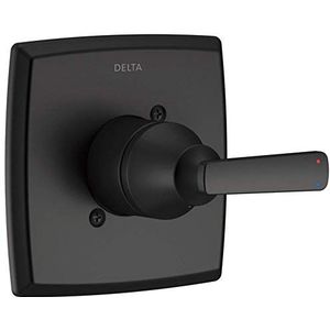 Delta Faucet T14064-BL Ashlyn Monitor 14-serie ventielbekleding alleen, mat zwart