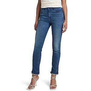 G-Star Raw dames Jeans Noxer High Waist Straight,Blauw (Faded Neptune Blauw 6550-c571)22W / 30L