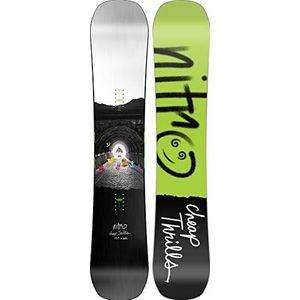 Nitro Snowboards Cheap TRILLS Wide '23, freestyleboard, Twin, Flat-Out Rocker, Urban, Wide, voor grote voeten