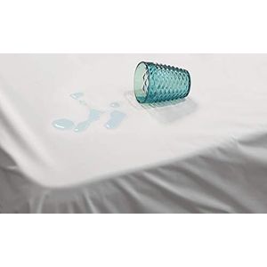 Italian Bed Linen waterdicht onderbedlaken, wit, 1,5 plaatsen