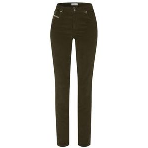 BRAX Dames Style Shakira Cozy Corduroy broek, khaki (dark khaki), 31W / 32L