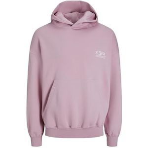 JACK & JONES ORIGINALS Hoodie JORSANTORINI G met Backprint Roze