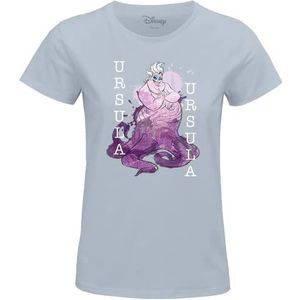 Disney ""Little Mermaid - Watercolor Ursula"" WODLITLTS032 T-shirt dames, blauw, maat XL, Blauw, XL