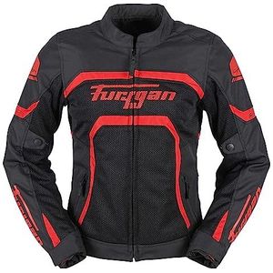 Furygan Mystic Evo Vented Jassen en mantels voor dames, zwart/rood, XL