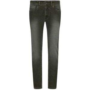 camel active - Slim Fit 5-pocket broek - Bosgroen