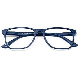 CHARRO Vermont leesbril, blauw, standaard, uniseks volwassenen, Blauw, Eén maat