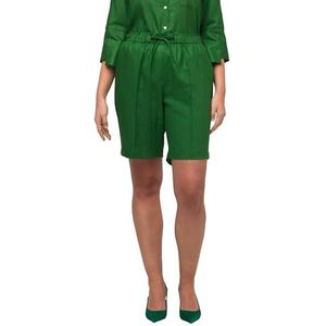 Ulla Popken - Dames Grote Maten Shorts - Appelgroen