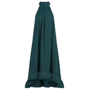 APART Fashion Chiffon jurk, donkergroen, 36 vrouwen, Donker Groen, 34