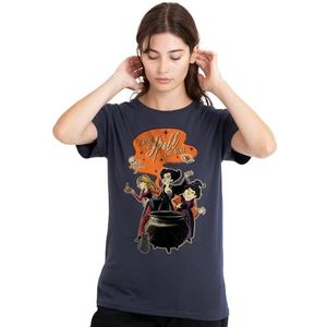 Hocus Pocus Sanderson Sisters spreken je dames T-shirt, diep marineblauw, medium, Diepe marine, M